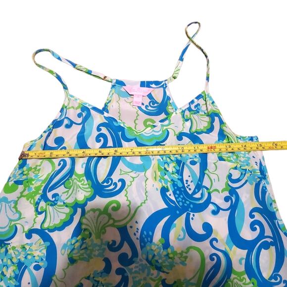 Lilly Pulitzer Dusk Racer Back Cami Tank Top in Resort White Crystal Coast S - Picture 13 of 16